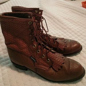 Capezio Leather Lace Up Boots